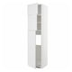 METOD Mobile frigo/3 ante, bianco/Stensund bianco, 60x60x240 cm