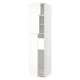METOD Mobile frigo/3 ante, bianco/Vallstena bianco, 60x60x240 cm