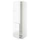 METOD Mobile frigo o congelatore/2 ante, bianco/Voxtorp lucido/bianco, 60x60x200 cm