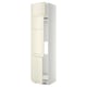 METOD Mobile per frigo/congelatore+3 ante, bianco/Bodbyn bianco sporco, 60x60x240 cm