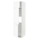 METOD Mobile per frigo/congelatore+3 ante, bianco Enköping/bianco effetto legno, 60x60x220 cm