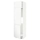 METOD Mobile per frigo/congelatore+3 ante, bianco/Voxtorp bianco opaco, 60x60x220 cm