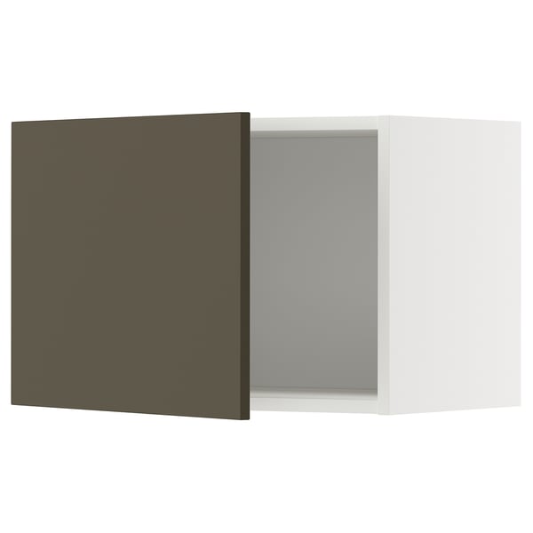 METOD Pensile, bianco/Havstorp marrone-beige, 60x40 cm