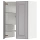 METOD Pensile per cappa con ripiano/anta, bianco/Bodbyn grigio, 60x80 cm