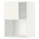 METOD Pensile per forno a microonde, bianco/Vallstena bianco, 60x80 cm