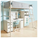 MICKE Elemento supplementare alto, bianco, 105x65 cm