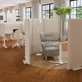 MITTZON Schermo acustico da terra, Gunnared beige, 90x157 cm