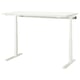MITTZON Scrivania regolabile in altezza, elettrico bianco, 160x80 cm