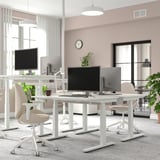MITTZON Scrivania regolabile in altezza, elettrico bianco, 120x60 cm