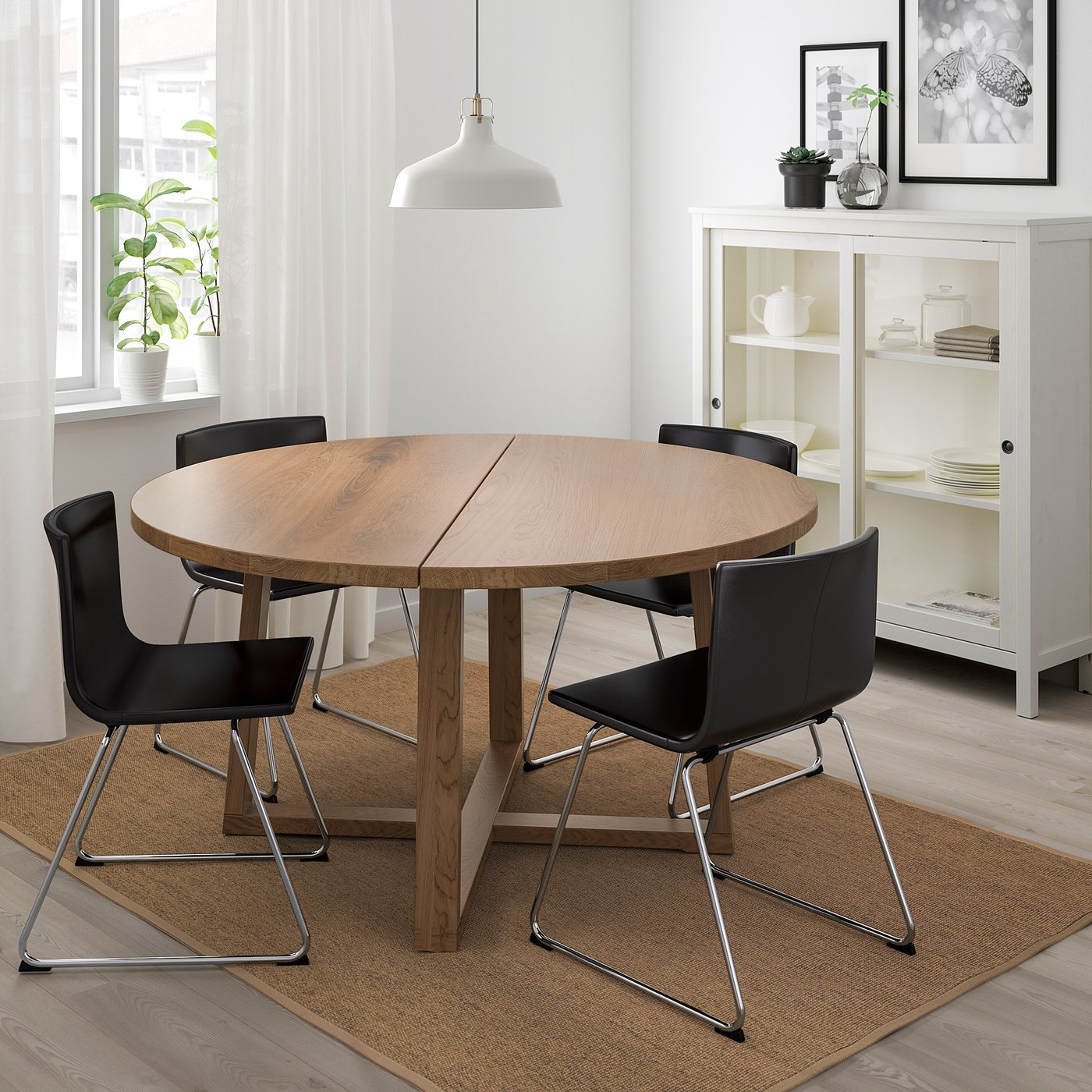 MÖRBYLÅNGA Tavolo, impiallacciatura di rovere mordente marrone, 145 cm -  IKEA Svizzera