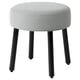 MÖRTFORS Pouf, Diseröd grigio, 47x47 cm