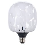 MOLNART Lampadina a LED E27 240 lumen, tubolare vetro bianco/trasparente, 120 mm