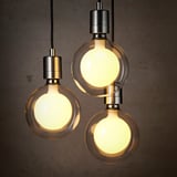 MOLNART Lampadina LED E27 200 lumen, doppia sfera vetro trasparente, 150 mm