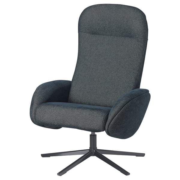 Nattraby Poltrona Girevole Reclinabile Tallmyra Nero Grigio Ikea Svizzera