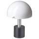 Opzione: NÖDMAST Lampada LED portatile, a batteria, bianco/nero, 26 cm