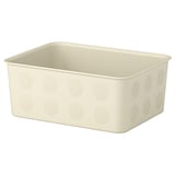 NOJIG Portaoggetti, plastica/beige, 20x25x10 cm