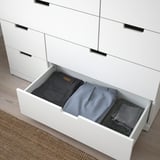 NORDLI Cassettiera con 12 cassetti, bianco, 120x145 cm