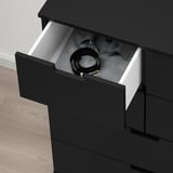 NORDLI Cassettiera con 8 cassetti, antracite, 120x99 cm