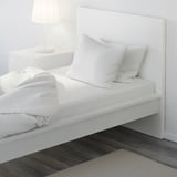NORDRUTA Lenzuolo con angoli, bianco, 90x200 cm