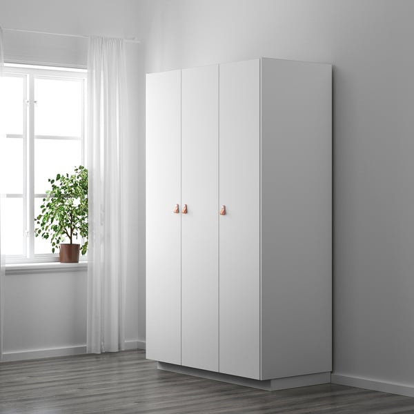 ÖSTERNÄS Maniglia in pelle, pelle conciata, 65 mm
