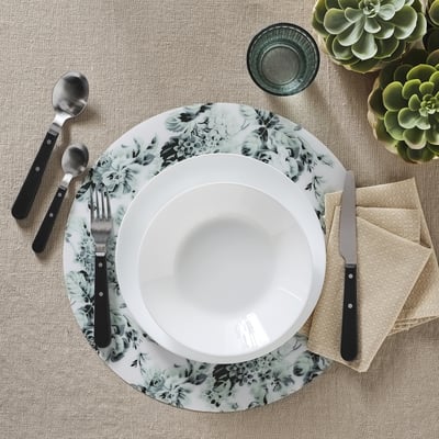 OFTAST Piatto fondo, bianco, 20 cm