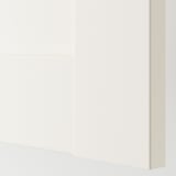 PAX / BERGSBO/ÅHEIM Combinazione di guardaroba, bianco/vetro a specchio, 150x38x201 cm