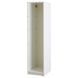 PAX / FARDAL Combinazione di guardaroba, bianco/lucido/bianco, 50x38x236 cm