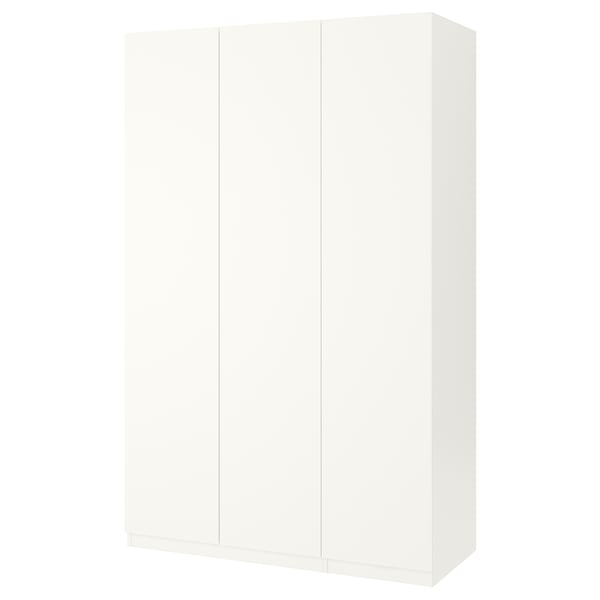 PAX / FORSAND Combinazione di guardaroba, bianco/bianco, 150x60x236 cm