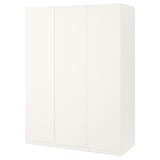 PAX / FORSAND Combinazione di guardaroba, bianco/bianco, 150x60x201 cm