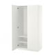 PAX / FORSAND Guardaroba, bianco/bianco, 100x60x201 cm