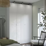 PAX / GULLABERG Combinazione di guardaroba, bianco/bianco, 150x60x236 cm
