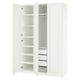 PAX / GULLABERG Combinazione di guardaroba, bianco/bianco, 150x60x236 cm