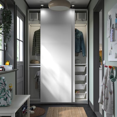 PAX Struttura per guardaroba, bianco, 100x35x236 cm