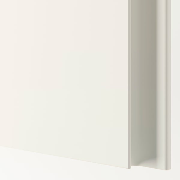 PAX / VIKANES Combinazione di guardaroba, bianco/bianco, 150x60x201 cm