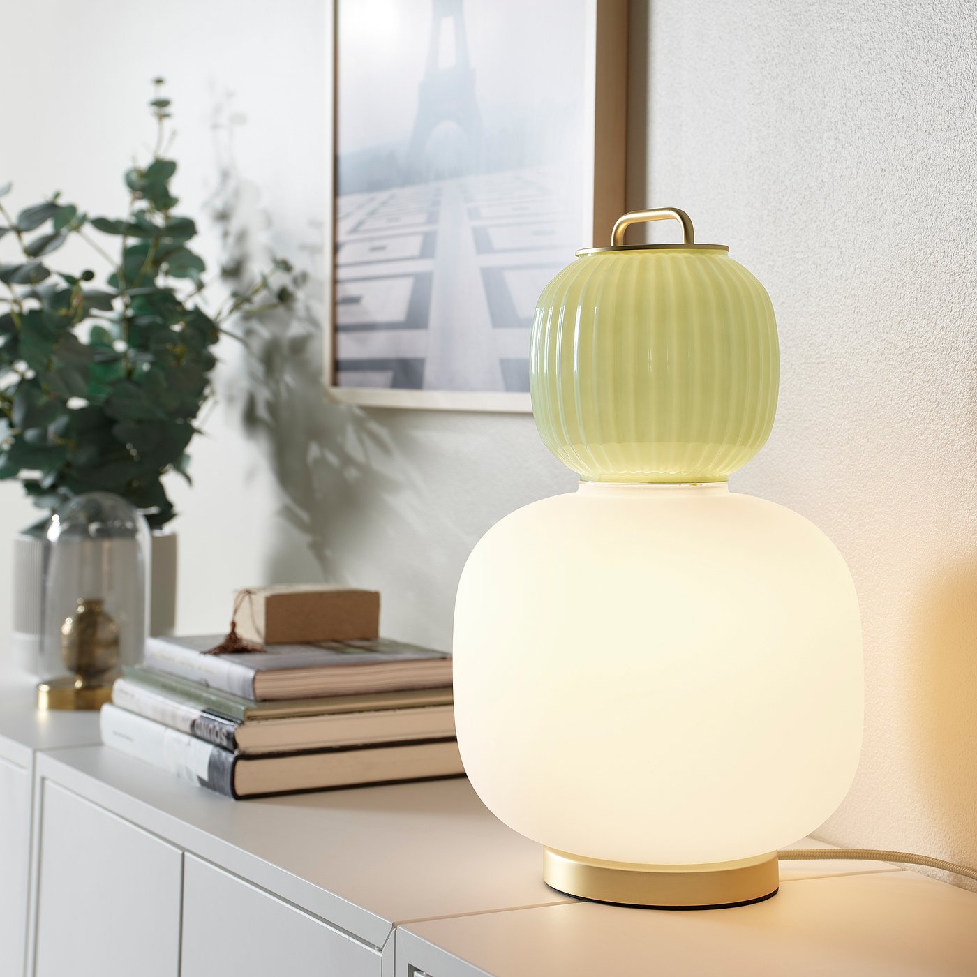 IKEA LAMPAN Lampada Da Tavolo Bianca - Illuminazione Soft Per Ambiente - Foto 9