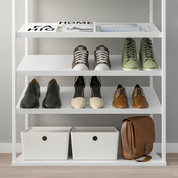 PLATSA mobile a giorno per scarpe, bianco, 80x40x120 cm - IKEA