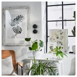 PLOMMONTRÄD Cornice, bianco effetto pino trattato con mordente, 30x40 cm