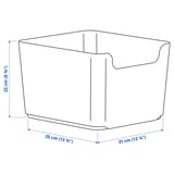 PLUGGIS Secchio per raccolta differenziata, bianco, 14 l