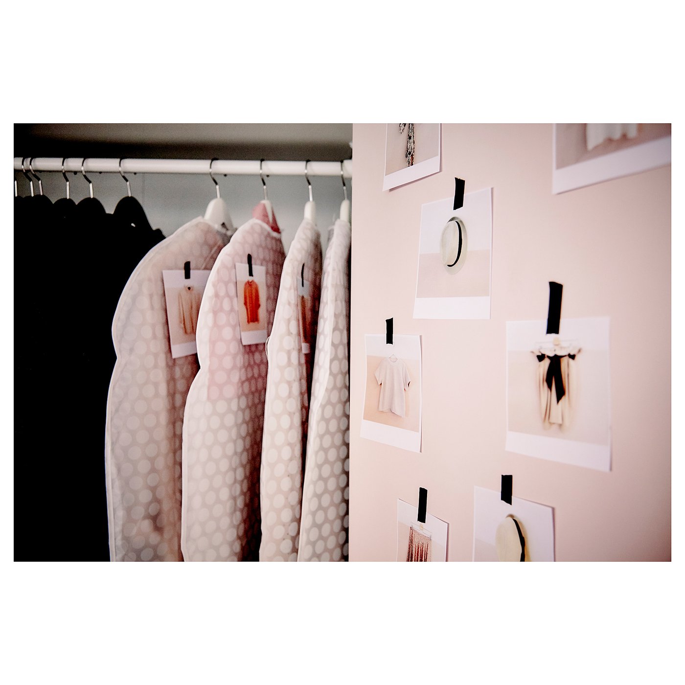 PLURING Set di 3 custodie per abiti, bianco trasparente - IKEA Svizzera