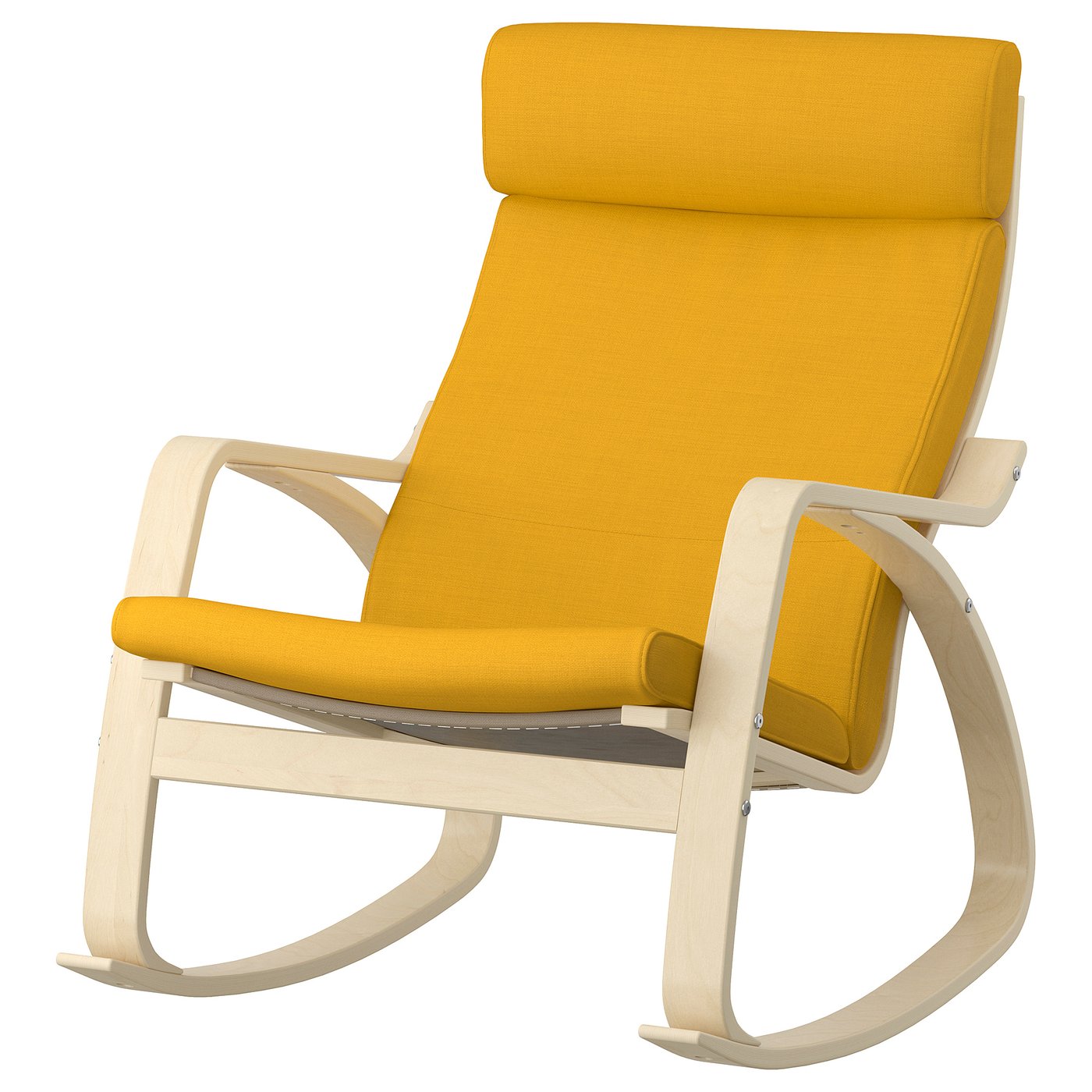 POÄNG Sedia a dondolo, Skiftebo giallo - IKEA Svizzera
