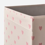REGNBROMS Contenitore, motivo cuore/rosa, 33x38x33 cm
