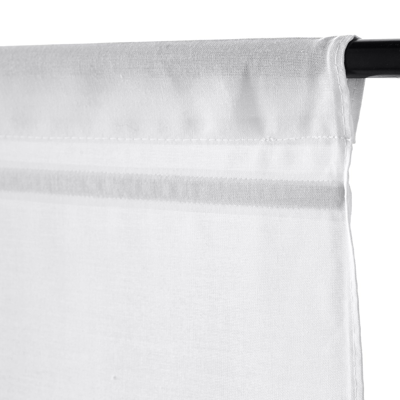 Tenda A Pacchetto Premium Bianco 160x240 Cm - Tessuto 85% Cotone, Lavabile, Con Cordino, Per Parete O Soffitto