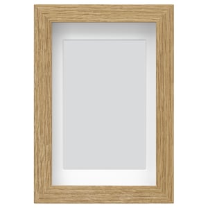 Cornice In Rovere Naturale 28x35 Cm – Fatte A Mano, Vetro Temperato, Legno Originale Degli USA