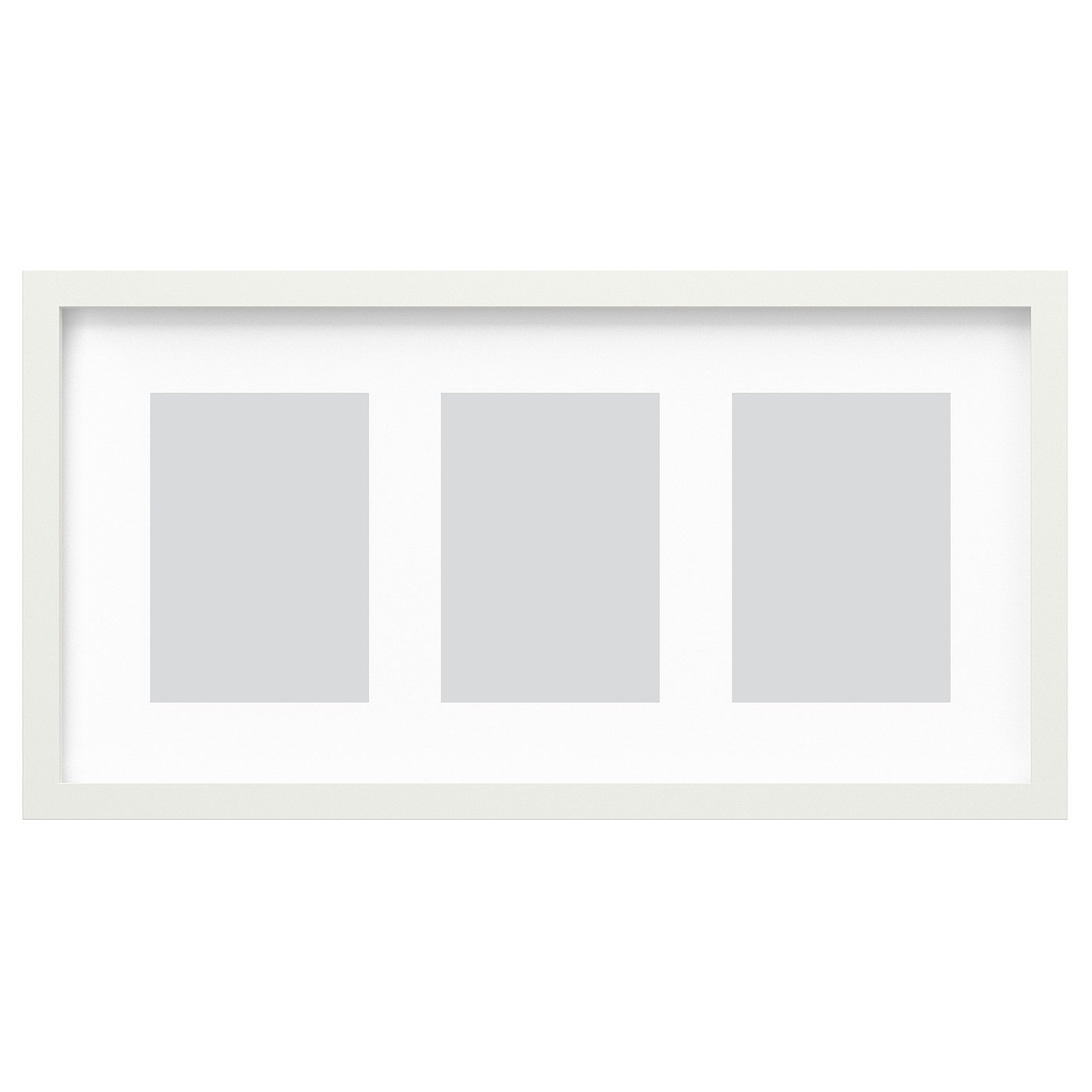 IKEA La Gomera - VÄXBO collage frame for 8 photos, white, 55x58 cm