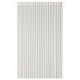 ROSENROBINIA Tenda sottile, 1 telo, bianco/con nastro arricciatende, 300x300 cm