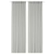 ROSENROBINIA Tenda sottile, 2 teli, grigio chiaro/con nastro arricciatende, 145x300 cm