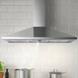 RYTMISK Cappa da fissare alla parete, inox, 90 cm