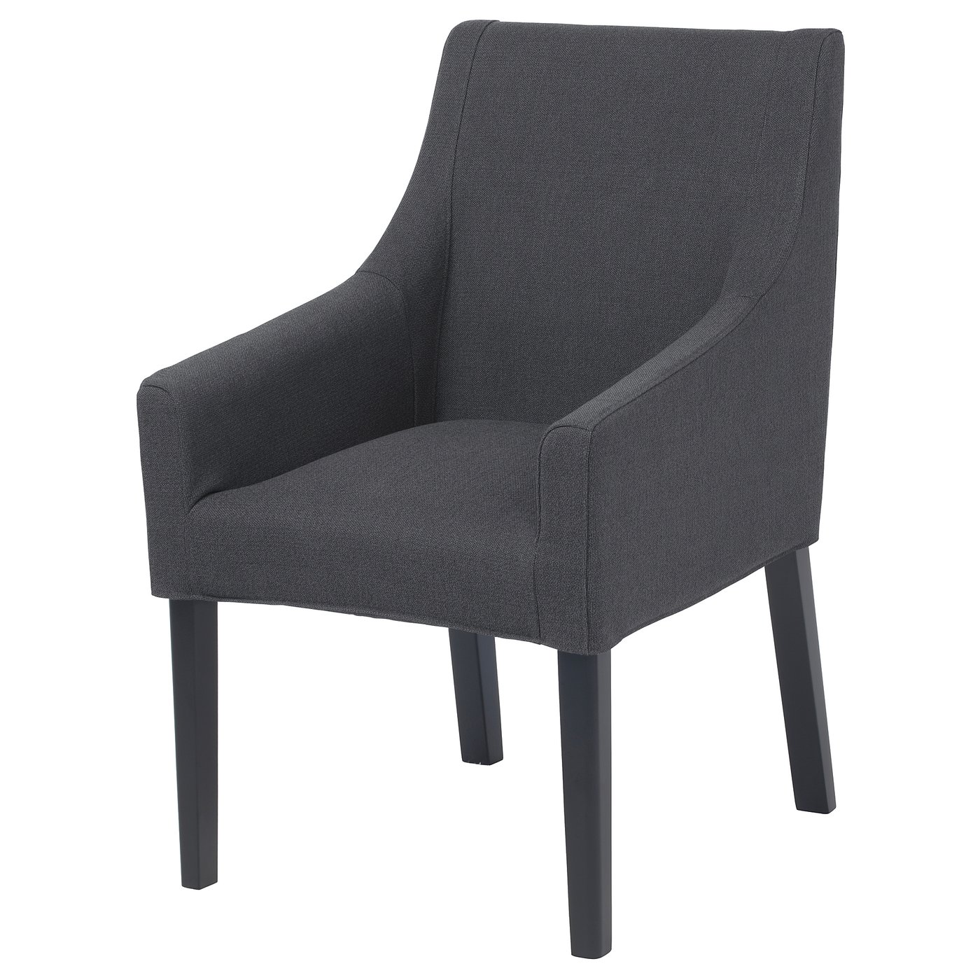 SAKARIAS Fodera per sedia con braccioli, Sporda grigio scuro - IKEA Svizzera
