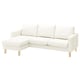 SALTSJÖBADEN Fodera divano 3 posti/chaise-longue, Blekinge bianco