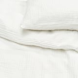 SCHERSMIN Copripiumino e 2 federe, bianco, 240x220/50x60 cm